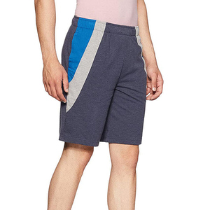Shorts Bermuda pour Hommes en Tissu Non Tissé Écologique, Couleur Unie, Style Sportif, avec Taille Élastique, Vêtement Décontracté - Product Image 1