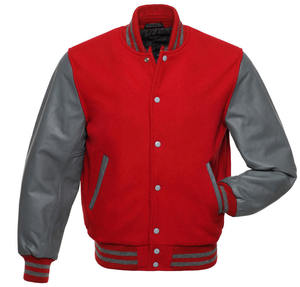 Veste universitaire en cuir de haute qualité avec manches en cuir et corps en laine, style baseball, collection 2025, pour universités, collèges et sororités - Product Image 2