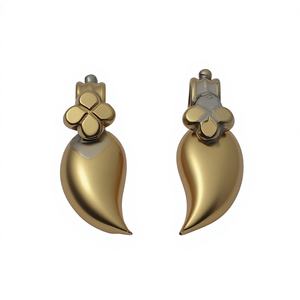 SAT Jewelry Matrices de découpe et moules pour la fabrication de boucles d'oreilles en or et en argent, de forme goutte d'eau et demi-mangue, Suriname Malaisie Pérou États-Unis - Product Image 1