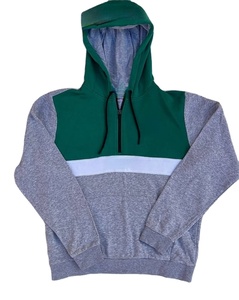 Sweat-shirt à capuche unisexe de haute qualité en coton personnalisé avec impression ou broderie de logo personnalisé, fermeture éclair - Product Image 1