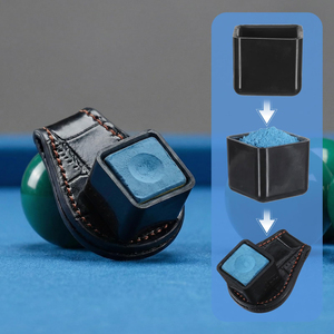 กล่องชอล์กสนุกเกอร์แบบแข็งแรงทนทาน กล่องใส่ชอล์กบิลเลียดแบบพกพา อุปกรณ์เสริมไม้คิวพูลสำหรับการแข่งขัน - Product Image 4