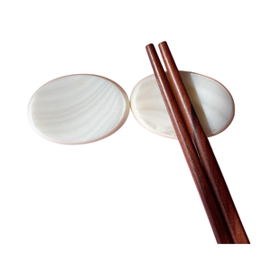 Luxury Fish Flower MOP <b>Shell</b> Chopstick Rest Long Shape <b>Mirror</b> Polished Finish Custom Engraved Logo Wedding Storage - Product Image 2