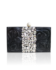 Bolso de mano de resina de diseño, hecho a mano con epoxi y acrílico, para novias, cócteles y eventos. - Product Image 5