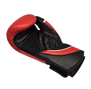Guantes de Boxeo de Cuero con Cordones y Soporte para Muñeca, para Adultos, Equipo de Entrenamiento - Product Image 4