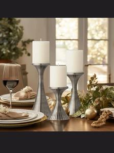 Ensemble de bougeoirs modernes Home Glow pour centre de table de Noël, décoration de la maison, durable - Product Image 3