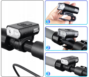Luz Delantera <span class=keywords><strong>para</strong></span> Bicicleta <span class=keywords><strong>LED</strong></span> <span class=keywords><strong>T6</strong></span> de <span class=keywords><strong>1000LM</strong></span>, <span class=keywords><strong>Recargable</strong></span> por USB, de Aleación de Aluminio, Luz Alta, <span class=keywords><strong>Impermeable</strong></span>, <span class=keywords><strong>Lámpara</strong></span> de Ciclismo - Product Image 4