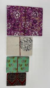Silk Screen Printed Cotton Handmade Paper <b>Journal</b> Notebook with Fabric Cover Eco Friendly <b>Writing</b> Diary OEM Wholesale - Product Image 4