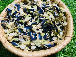 EXPAD Poudre de fleur de pois papillon, mélange d'herbes séchées d'Asie du Sud-Est, ingrédient de boisson thé minceur biologique 100% naturel - Product Image 1