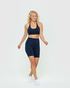 Shorts de sport taille haute gris cendré pour femme, les plus vendus, avec ceinture élastique compressive, anti-transpiration, respirants et écologiques - Product Image 5