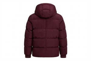 <b>Men</b> Winter Bubble Jacket Casual Streetwear Custom Logo Stand Collar Breathable <b>Thermal</b> Insulated Quilted Puffer Jacket - Product Image 2