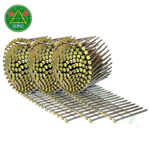 Clous à bobine direct usine 3 pouces 0.120 4500 pièces à tige lisse pour palettes Vente en gros Diamètre de la tête 2.79 pouces Type à tige lisse - Product Image 1