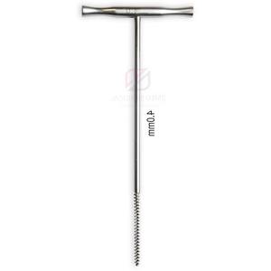 เครื่องเจาะกระดูกแบบออร์โธปดิกส์พร้อมด้ามจับรูปตัว T |   เครื่องมือเจาะกระดูกเหล็กกล้าสำหรับการผ่าตัดมนุษย์และสัตว์ - Product Image 1