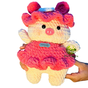 Muñeco de Peluche de Conejo y Oveja Hecho a Mano, Lindo Juguete de Peluche de Algodón Amigurumi, Regalo para Niños, Decoración para Cuarto de Bebé - Product Image 2