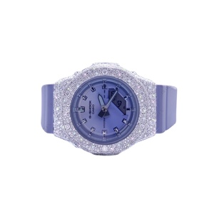 Montre de luxe personnalisée, demi-sertie de diamants Moissanite, avec boîtier en argent 925, mouvement mécanique, unisexe, résistance à l'eau 3 ATM - Product Image 3