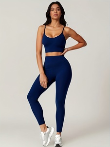 Conjunto de Yoga de Tres Piezas para Mujer, Leggings que Absorben la Humedad, Sujetador Deportivo, Chaqueta, Ropa Deportiva para Entrenamiento - Product Image 3