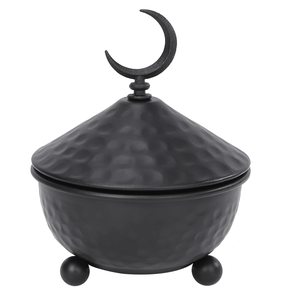 Cuenco Decorativo de Metal para Ramadán, Diseño de Luna Creciente, Centro de Mesa Islámico, Decoración para el Hogar, Regalo para Eid, Cuenco para Frutas, Dulces y Bocadillos - Product Image 1