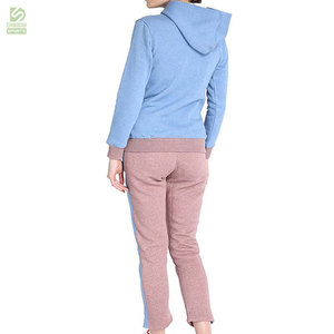 Fabricante Pakistaní, Chándal Casual de Invierno para Mujer, Impermeable, 100% Fibra de Bambú, Color Sólido, con Cierre de Cremallera - Product Image 3