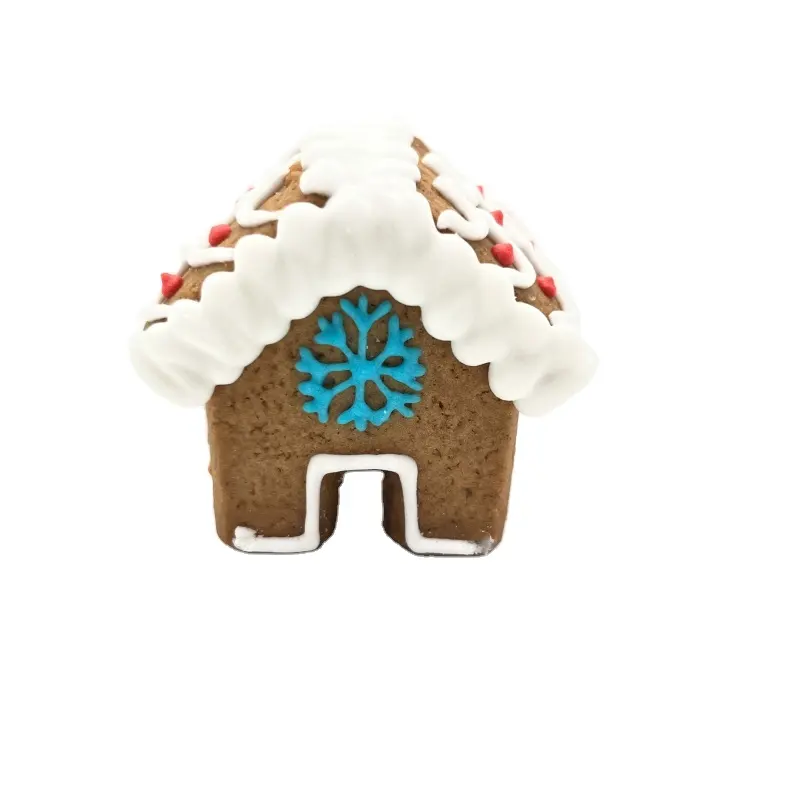 Hot Sale Mini Gingerbread House Biscuits Kids' DIY Baking Christmas Cookie Decorating Wholesale Cookies