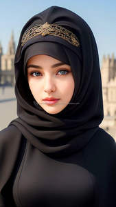 Hijab, foulard modeste, couvre-chef islamique, voile pour femmes musulmanes, écharpe pour femmes musulmanes, mode hijab, tenue islamique pudique, abaya - Product Image 3