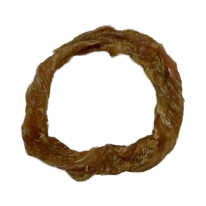 Friandises pour chiens de qualité supérieure OEM Anneaux de tendon de dinde naturels pour chiens Petit diamètre 4CT 7-8.5cm Tendon de dinde d'origine américaine - Product Image 6
