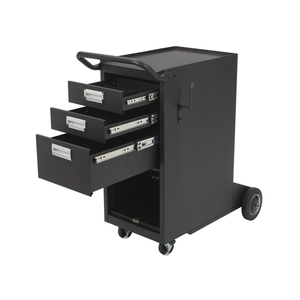 3 Drawer Steel Welding Cabinet <b>Rolling</b> <b>Tool</b> Storage Cart With Lockable Drawers Heavy Duty For Garage Use GAR051 - Product Image 1