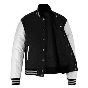 Veste d'hiver pour homme, style décontracté et streetwear, 100% laine et cuir, veste varsity pour homme, vestes de qualité. - Product Image 5