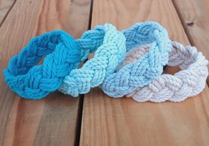 SNH Handmade Adjustable Braided Leather & Cotton Cute <b>Rope</b> <b>Bracelet</b> for Children's-Anniversary Occasion - Product Image 1