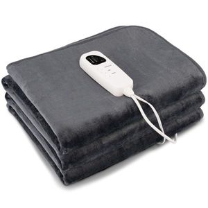 Electric Flannel Heated <b>Bed</b> Mat 71\"x30\" 5 Heat Settings 8 Hour Auto Shut Off Machine Washable Mattress <b>Pad</b> & Topper - Product Image 1