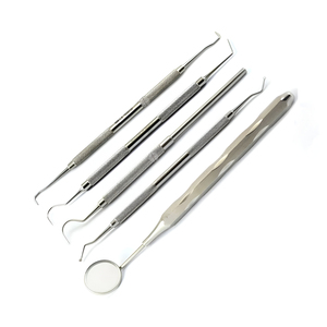 Kit de Instrumentos de Examen Dental Básico Manual de Acero Inoxidable Alemán de Primera Calidad (Set de 6) Kit de Práctica para Estudiantes Sambrialmed - Product Image 1