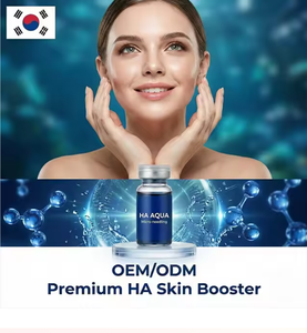 แอมพูลไมโครนีดเดิล HA Aqua ของ K-Beauty ผสมไฮยาลูรอนิก แอซิดและทองคำ 24k สำหรับบำรุงผิวหน้า ลดเลือนริ้วรอย ช่วยเพิ่มความชุ่มชื้น พรีเมียมสกินบูสเตอร์ OEM - Product Image 1