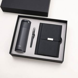 Custom Business Luxury <b>Box</b> Ideas A5 Notebook With Pen Thermos Cup Bounce Cap Novelties Gift Set Wholesale - Product Image 1