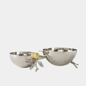 Bol en acier inoxydable avec bordure dorée en forme de fleur, bol décoratif en métal poli pour cadeaux de mariage, style glamour, bol décoratif - Product Image 4