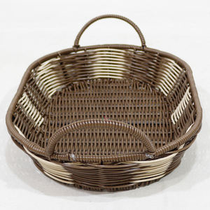 Artex Dong thap ตะกร้าเก็บหญ้าทะเลสานมือพร้อมฝาปิดวัสดุธรรมชาติพับได้ - Product Image 1