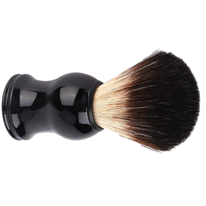 Brosse à raser professionnelle pour hommes de haute qualité avec manche en bois et poils de blaireau, couleur et taille personnalisées pour usage en salon - Product Image 2