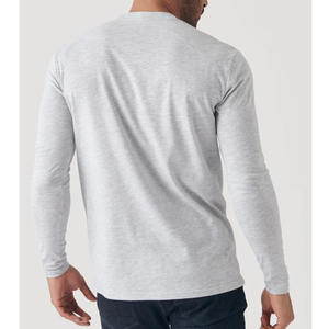 T-shirt basique en coton à col rond pour homme, respirant et anti-humidité, coupe classique, idéal pour l'entraînement et le fitness, vente en gros, haut à manches courtes - Product Image 4