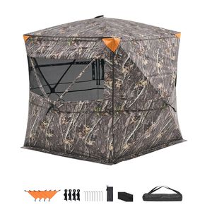 Tenda da Caccia Portatile con Ingrandimento 8x, Capacità 4-5 Persone, Borsa per il Trasporto e Tenda Mimetica Resistente - Product Image 1