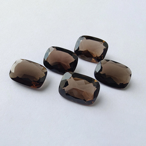 Natural Smoky Quartz Faceted Cut <b>Cushion</b> Shape Calibrated AAA+ Gemstone for Jewelry - Product Image 3