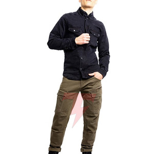 Jean d'hiver durable pour adulte, pantalon de moto, coupe confortable, respirant, coutures renforcées pour la conduite quotidienne et les voyages - Product Image 6