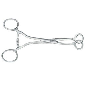 Custom Logo High Quality Collin's Tongue Holding Forceps Surgical <b>Instrument</b> Made Stainless Steel CE/ISO Certified - Product Image 5