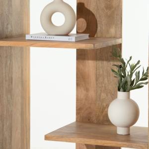 ชั้นวางของไม้ Vandana Merino Altis ดีไซน์ทันสมัย เฟอร์นิเจอร์เก็บของไม้จริงสไตล์มินิมอล - Product Image 2