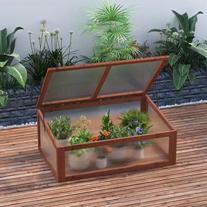 Mini Serra in Vetro Temperato con Telaio in Legno Massello per Uso Interno - Product Image 2