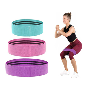Bandes de résistance robustes pour squats, entraînement des jambes et des hanches, larges boucles élastiques pour exercices de force, gym et fitness - Product Image 6