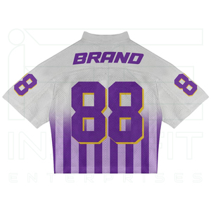 Camiseta deportiva de malla para hombre, estilo vintage, retro, de fútbol, de corte holgado, personalizada, de peso pesado - Product Image 3
