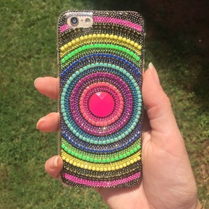เคสโทรศัพท์ลายผลไม้ผสมลูกปัดดีไซน์พิเศษใหม่มีสไตล์สำหรับหรูหราปักลายผลไม้งานศิลปะฝาครอบโทรศัพท์ - Product Image 5