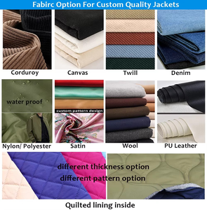 Vestes pour hommes de haute qualité OEM, vestes bomber imperméables d'hiver, vestes en nylon matelassées personnalisées brodées, mode décontractée - Product Image 4