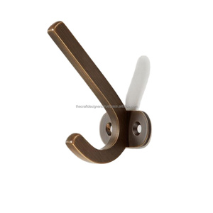 Gancho de latón antiguo para pared y puerta, multifuncional, para llaves, toallas, ropa, accesorios de metal. - Product Image 1