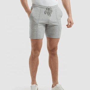 Short de sport et de détente pour homme, 100% coton peigné mi-lourd, avec cordon de serrage, vierge, haute qualité OEM, personnalisable, pour l'été et l'entraînement - Product Image 1