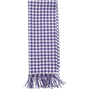 Bufanda de punto de invierno 100% cachemira jacquard con estampado serigrafiado, ecológica, para mujer y hombre, con borlas largas, bufanda a cuadros personalizada para hombre - Product Image 5