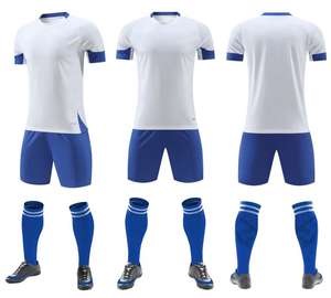 ชุดฟุตบอลแบบปรับแต่งได้ กลับด้านได้ แห้งเร็ว เหมาะสำหรับการฝึกซ้อม ผลิตในชุดอุปกรณ์ฟุตบอล - Product Image 1
