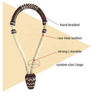 Bosal en cuir brut le plus vendu dans le style occidental accessoires de cheval tressés à la main pour la vente en gros - Product Image 6